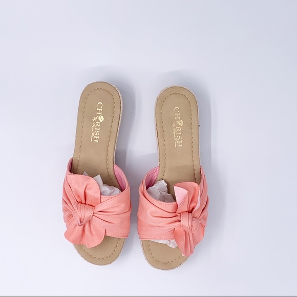 Knotted open toe mule espadrille sandal - Picture 4 of 8